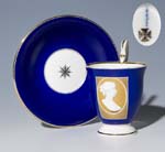 Luisen-Tasse, Untertasse.