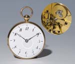 Gold-Schlüssel-Taschenuhr.