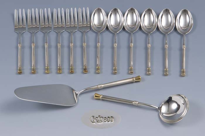 Modernes Design-Dessertbesteck.