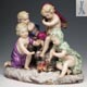 Putti-Figurengruppe.