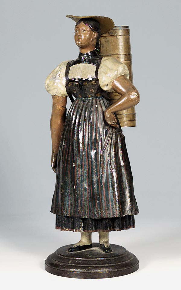 Büttenträgerfigur.