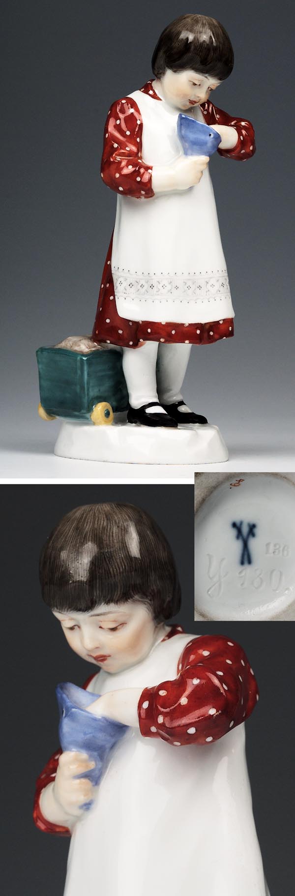 Jugendstil-Kinderfigur.