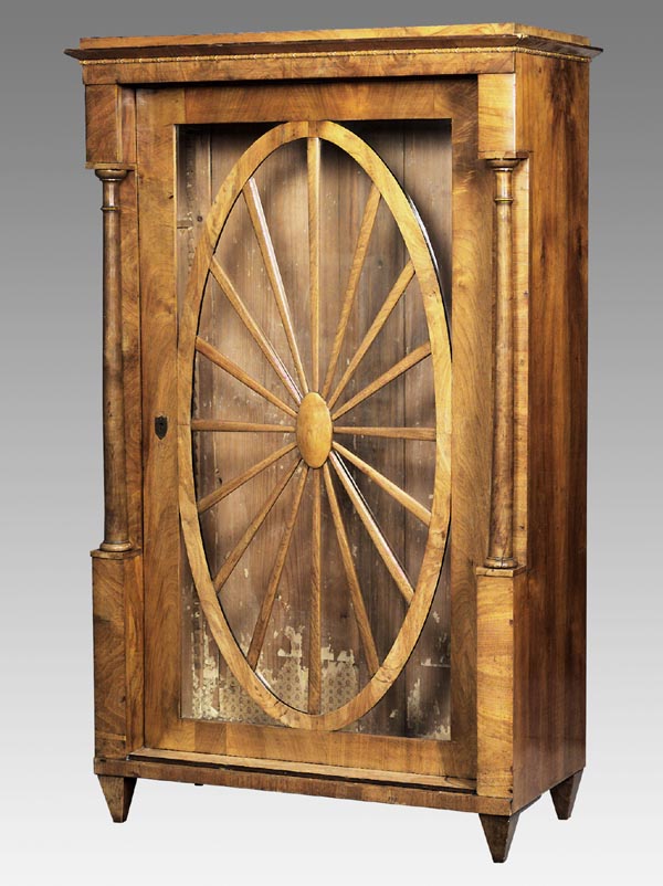 Biedermeier-Glasschrank.