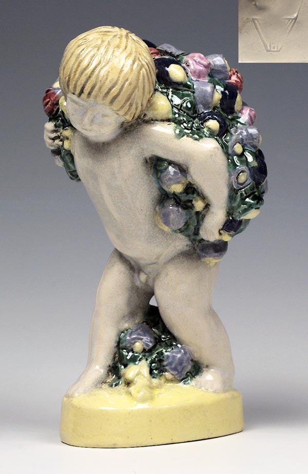 Jugendstil-Figur.