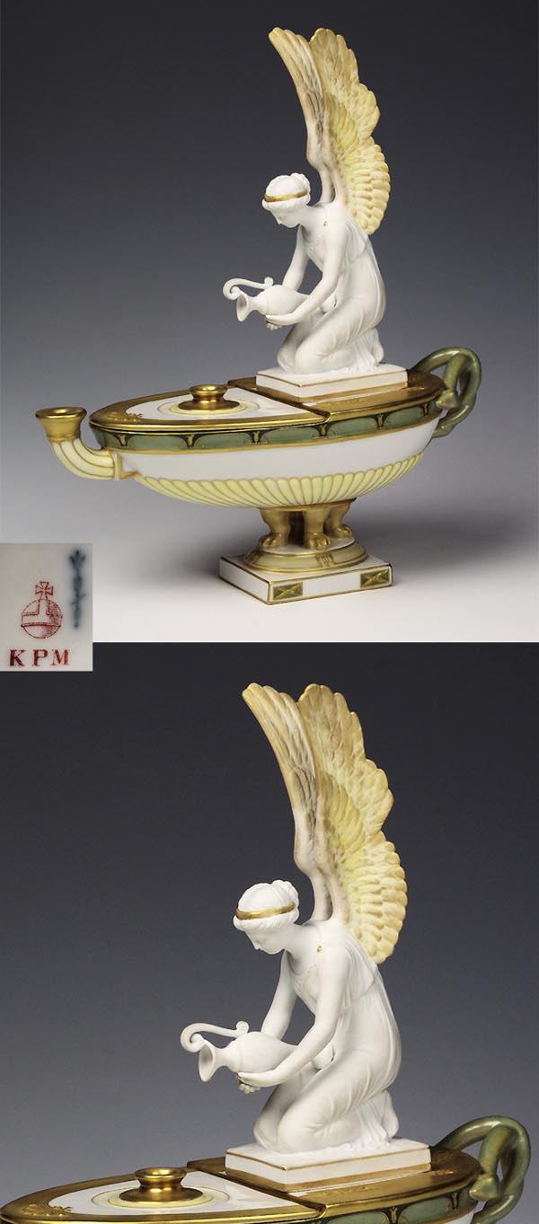 Louis XVI-Öllampe.