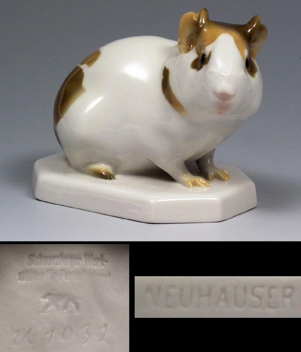 Jugendstil-Tierfigur.