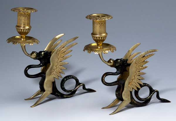 Paar Figuren-Handleuchter.