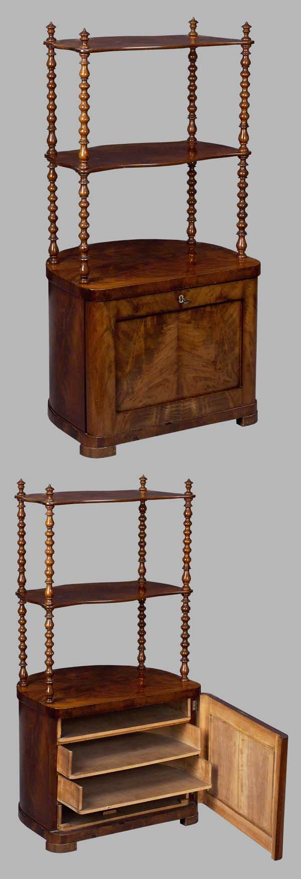 Biedermeier-Etagere.