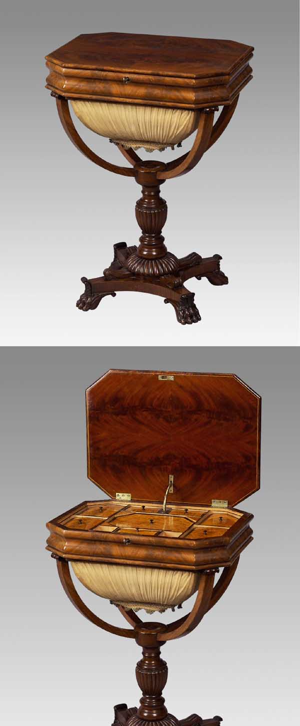 Biedermeier-Nähtisch.