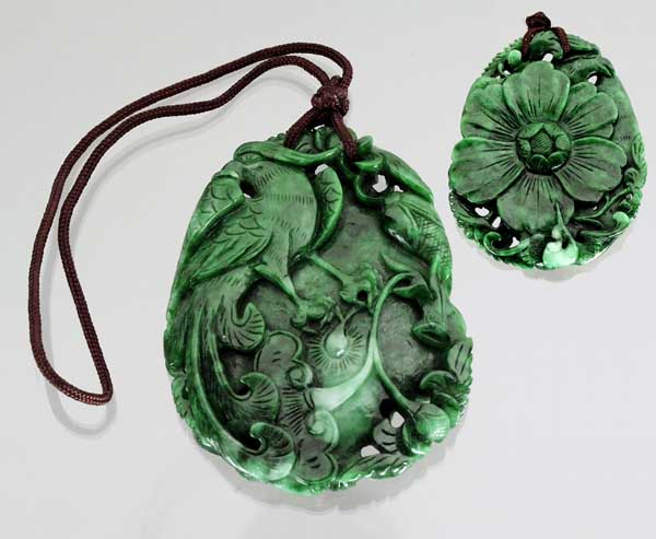 Jade-Glückssymbol.
