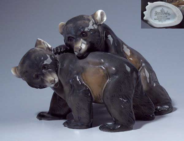 Art Déco-Tierfigurengruppe.