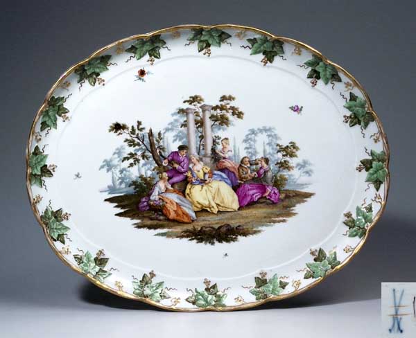 Watteau-Tablett.