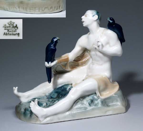 Jugendstil-Figurengruppe.