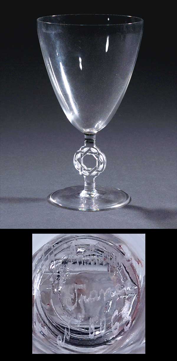 Art Déco-Kelchglas.