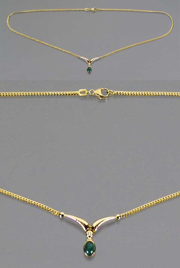 Smaragd-Collier.