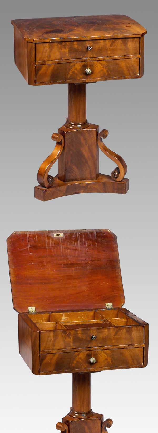 Biedermeier-Nähtisch.