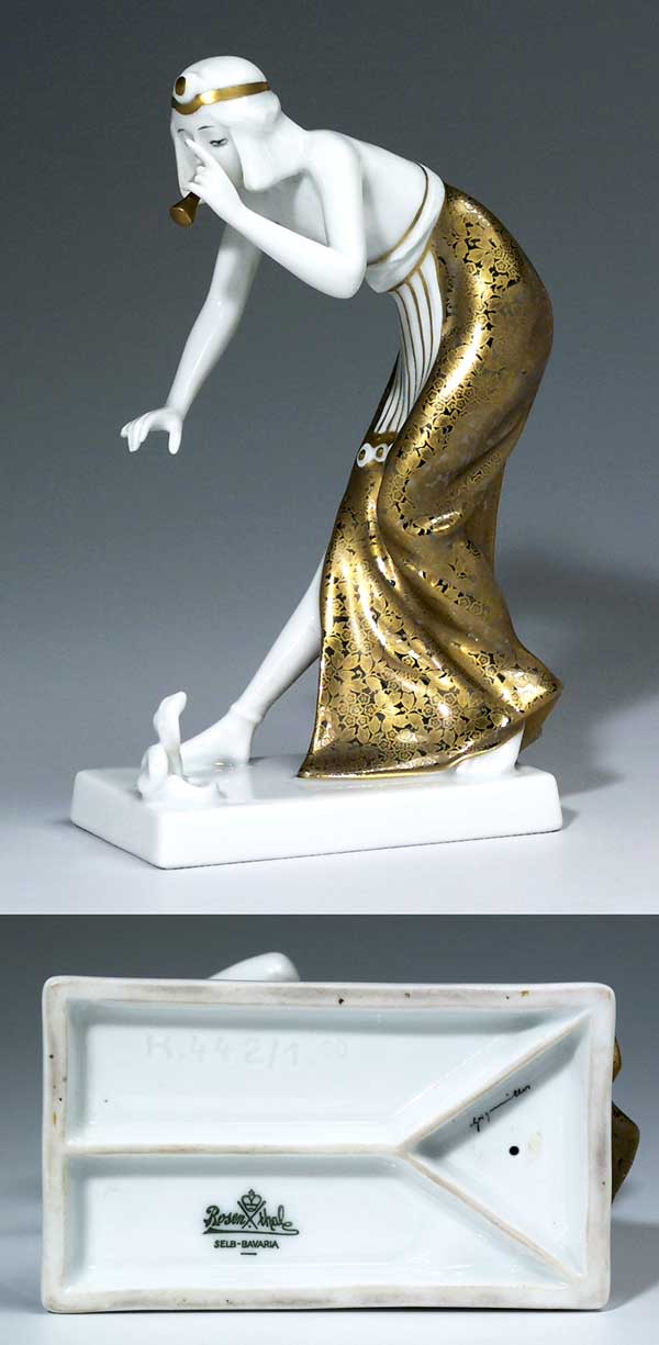Jugendstil-Figur.