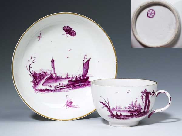 Bild-Tasse, Untertasse.