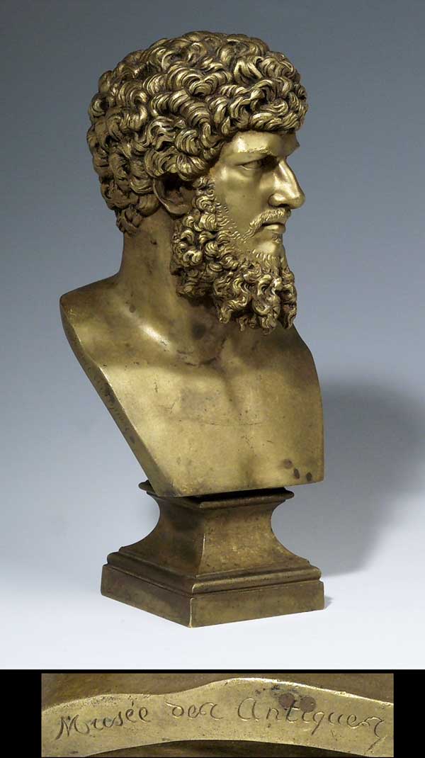 Bronze Büste.
