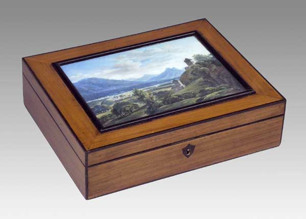 Biedermeier-Schatulle.