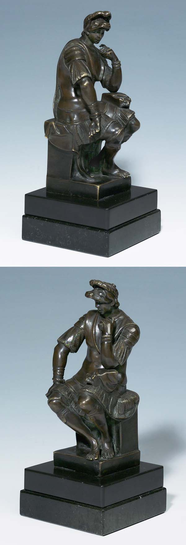 Bronze-Kleinplastik.