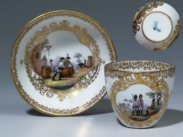 Bataillen-Koppchen, Unterschale.