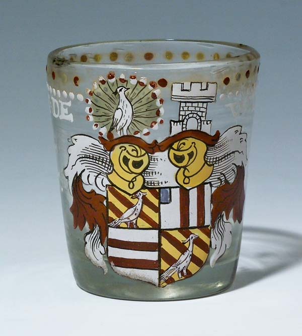 Historismus-Wappenbecher.