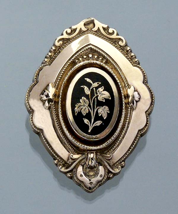 Biedermeier-Brosche.