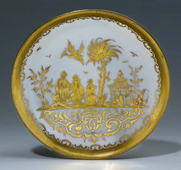 Goldchinesen-Konfektschale.