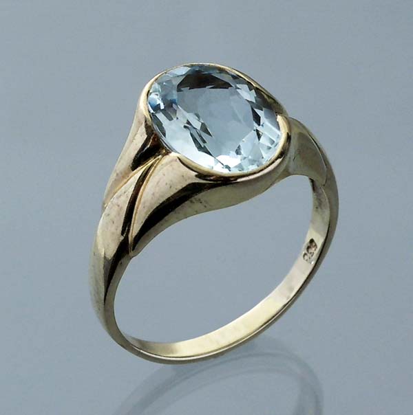 Aquamarin-Ring.