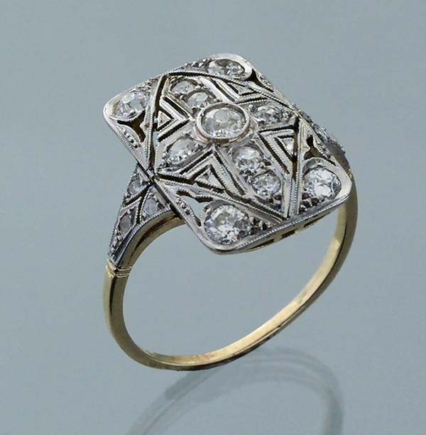 Art Déco-Ring.