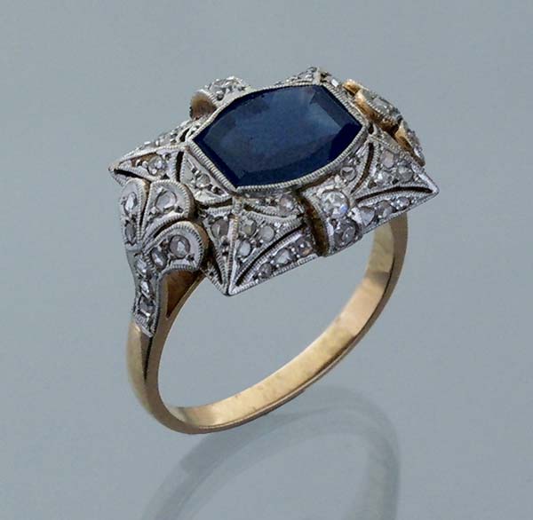 Art Déco-Ring.