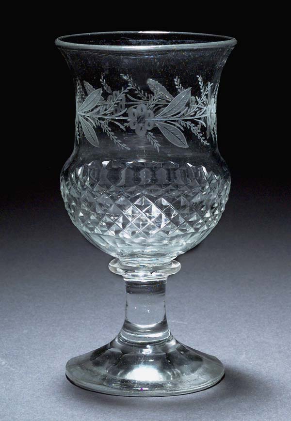Biedermeier-Kelchglas.