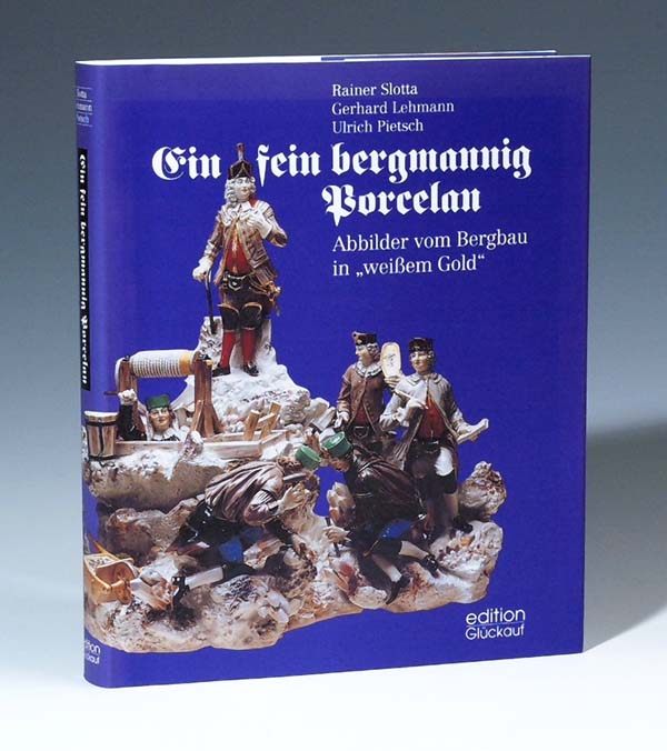 Abbilder vom Bergbau in weißem Gold.