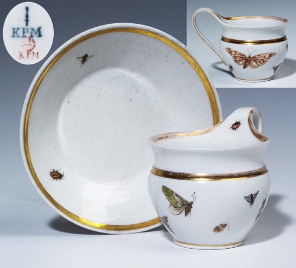 Insekten-Tasse, Untertasse.