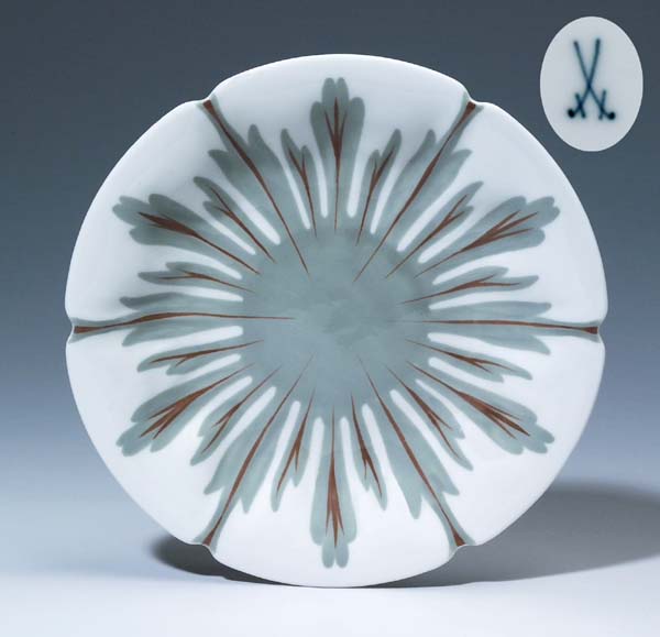 Jugendstil-Dessertteller.