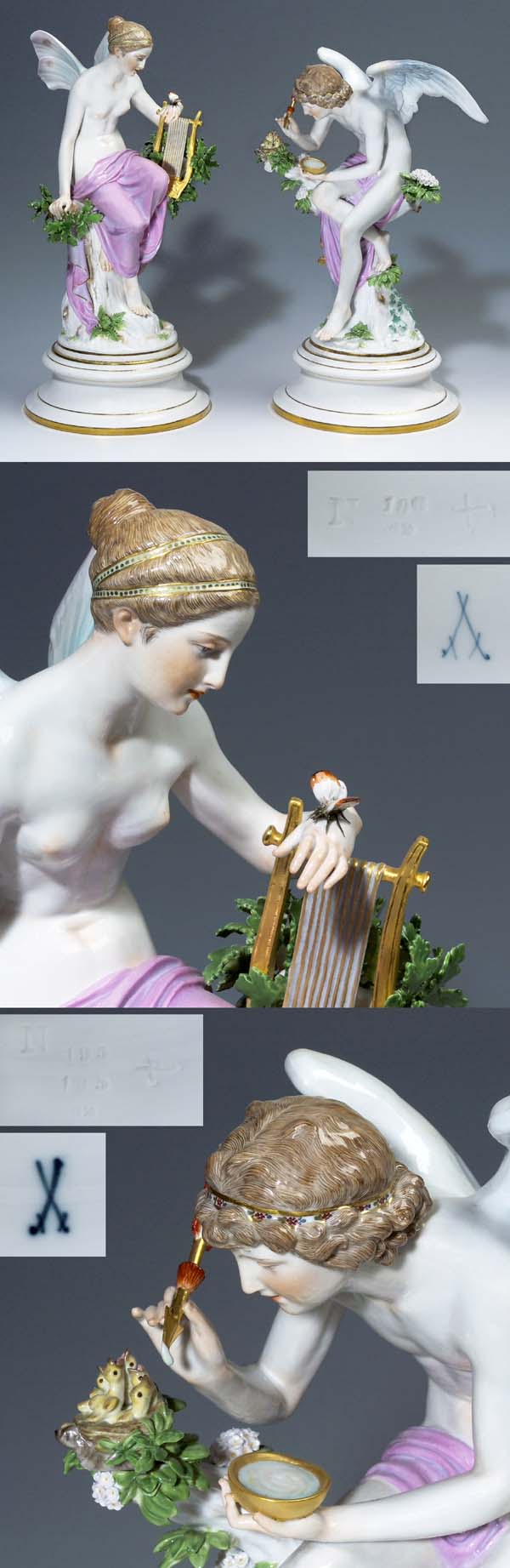 Paar Große Figuren.