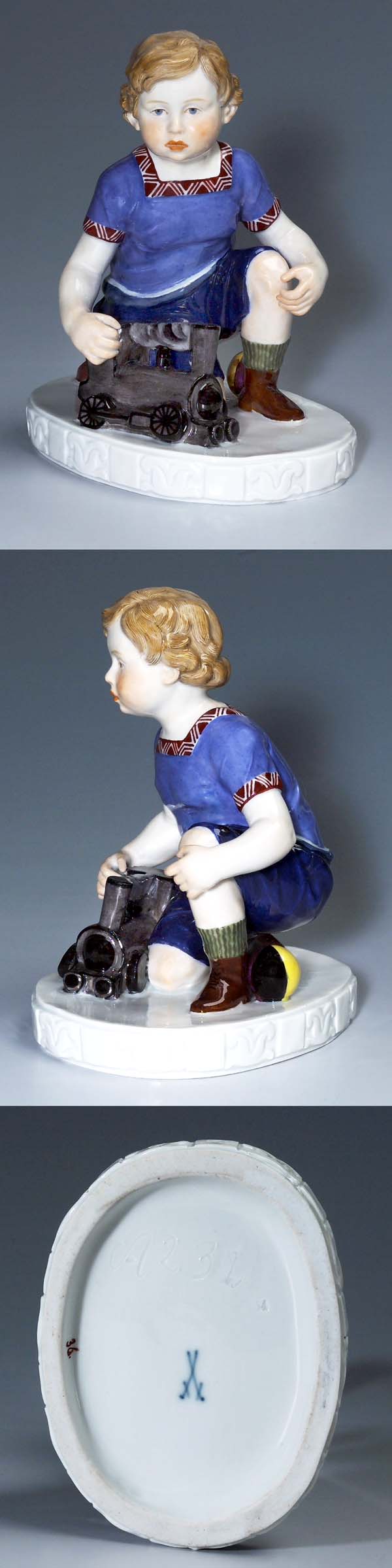 Jugendstil-Kinderfigur.