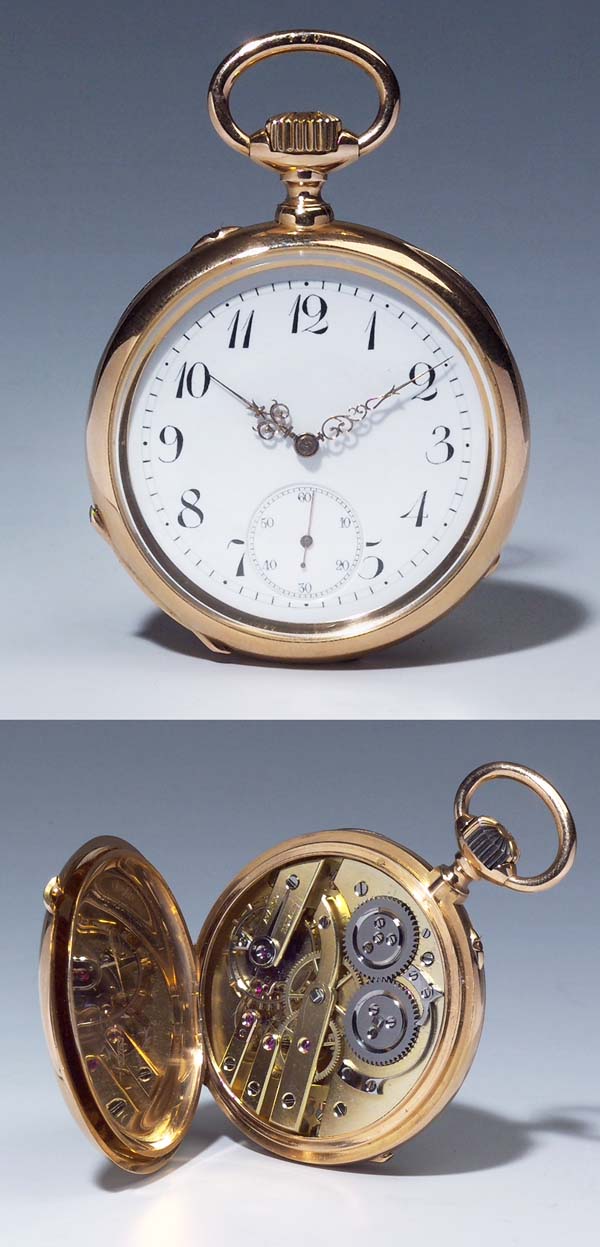 Goldene Herren-Taschenuhr.