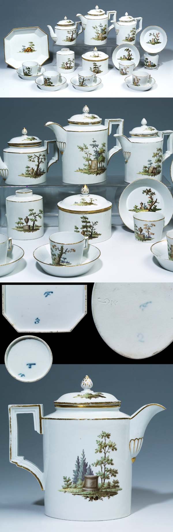 Louis XVI-Kaffee-und Teeservice.