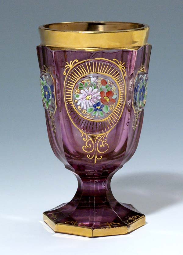 Biedermeier-Fußbecher.