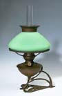 Jugendstil-Petroleumtischlampe.