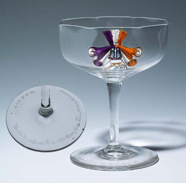 Jugendstil-Studentika-Glas.