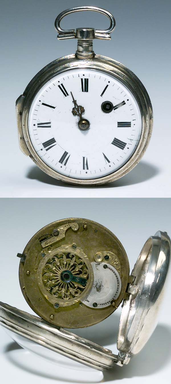 Spindeltaschenuhr.