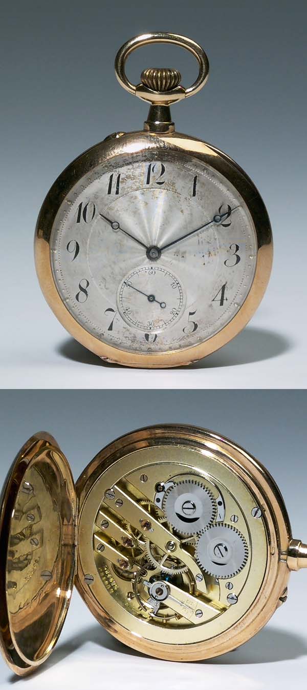 Goldene Herrentaschenuhr.