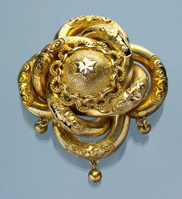 Biedermeier-Brosche.