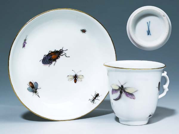 Insekten-Tasse, Untertasse.