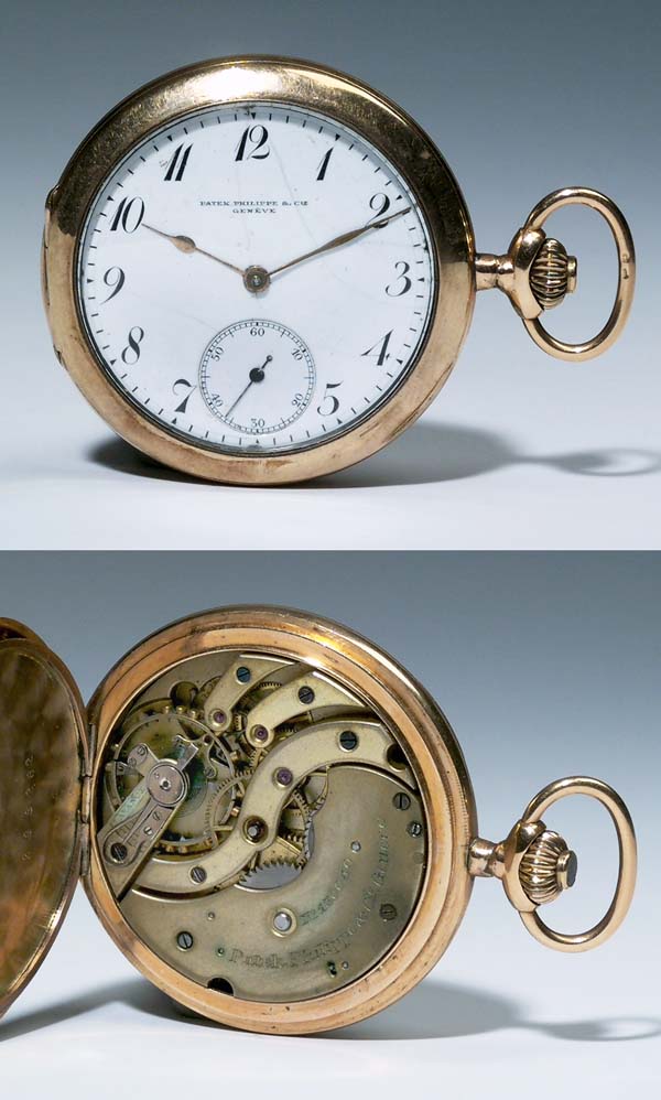 Goldene Herren-Taschenuhr.