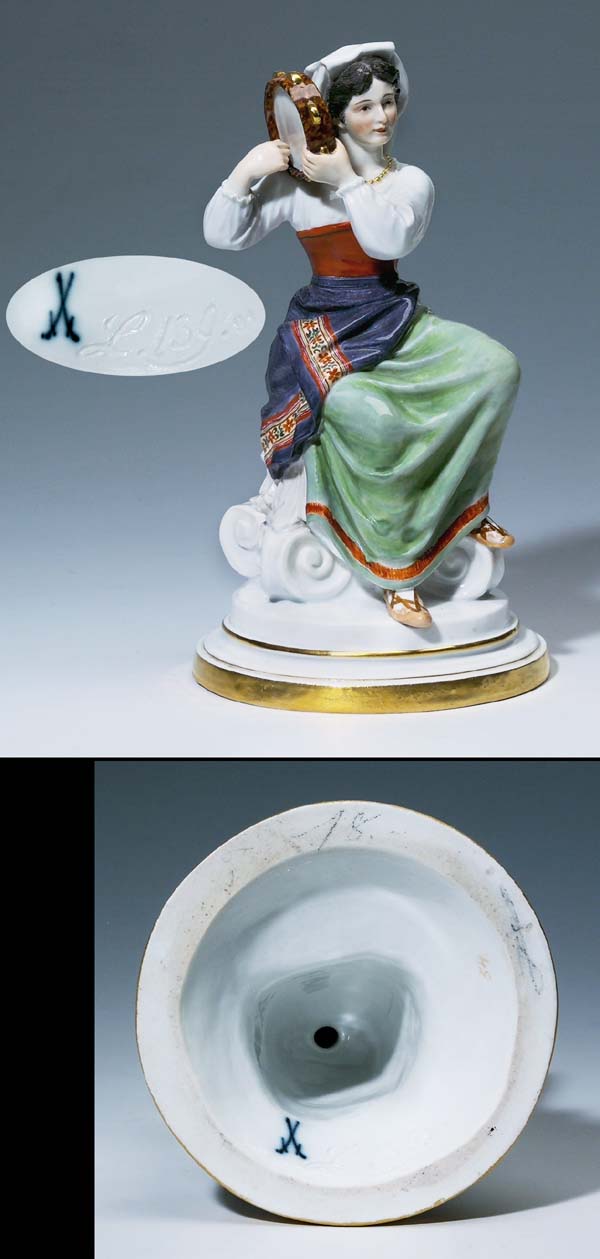 Jugendstil-Figur.
