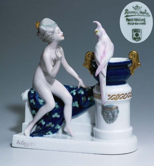 Jugendstil-Figurengruppe.